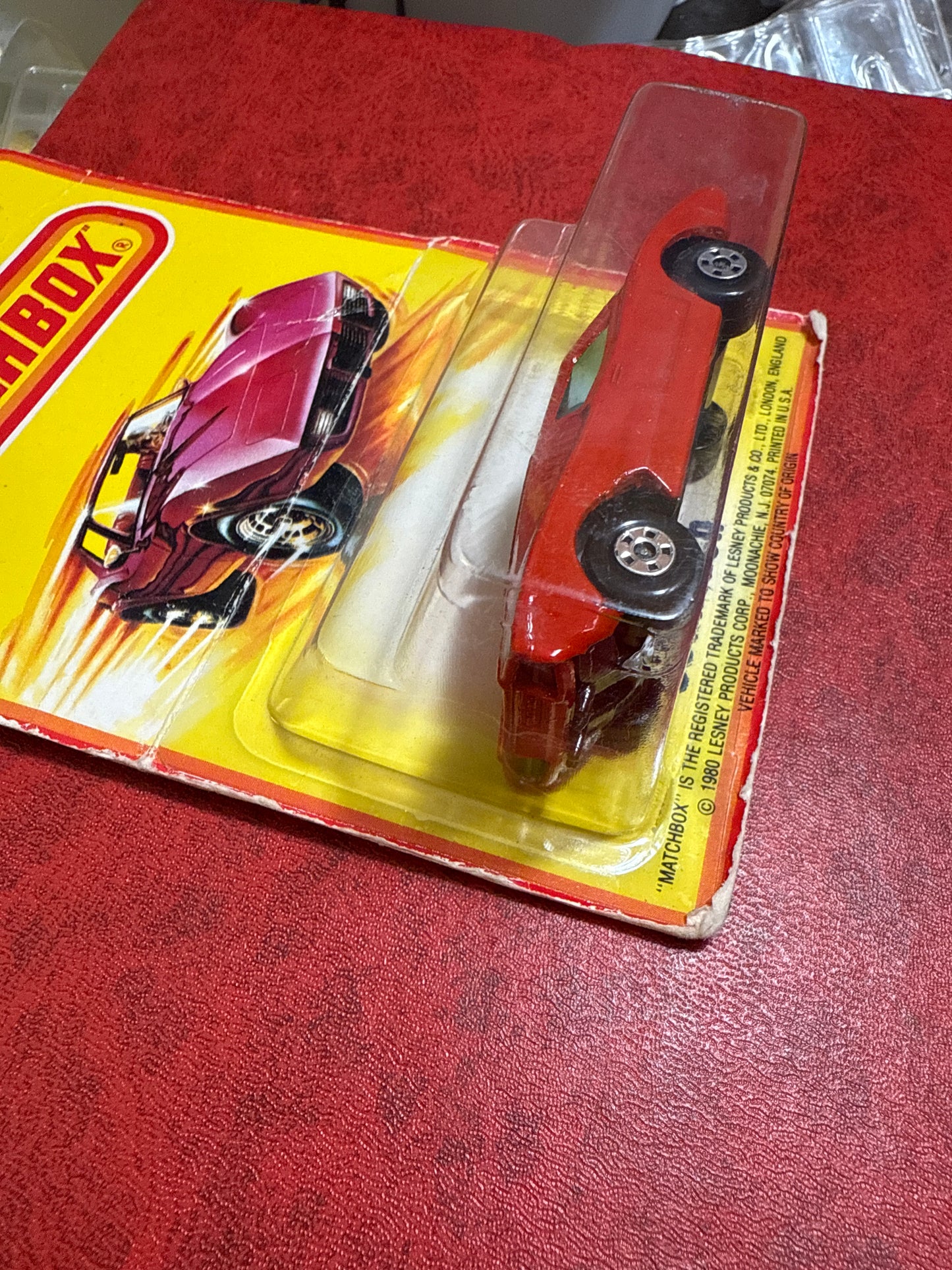 Vintage 1980 Matchbox Die Cast Metal No. 27 Lamborghini Countach (sealed new)