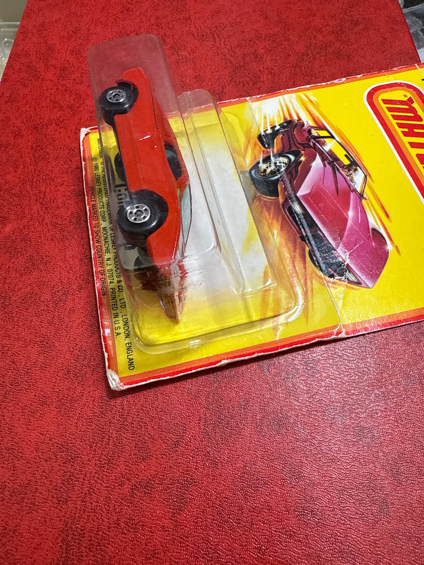 Vintage 1980 Matchbox Die Cast Metal No. 27 Lamborghini Countach (sealed new)