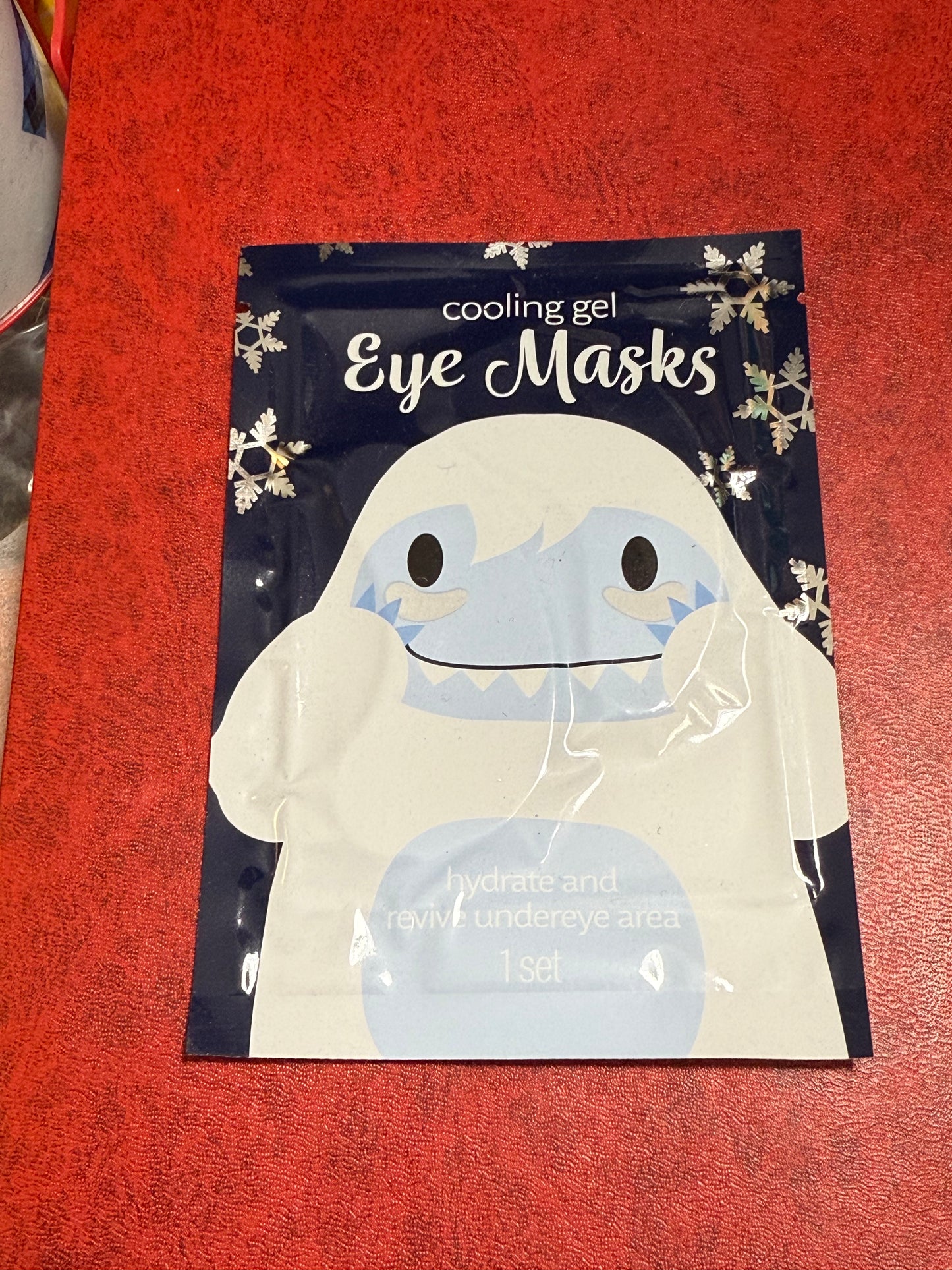 Cooling Gel Eye Masks - 1 set - Christmas themed