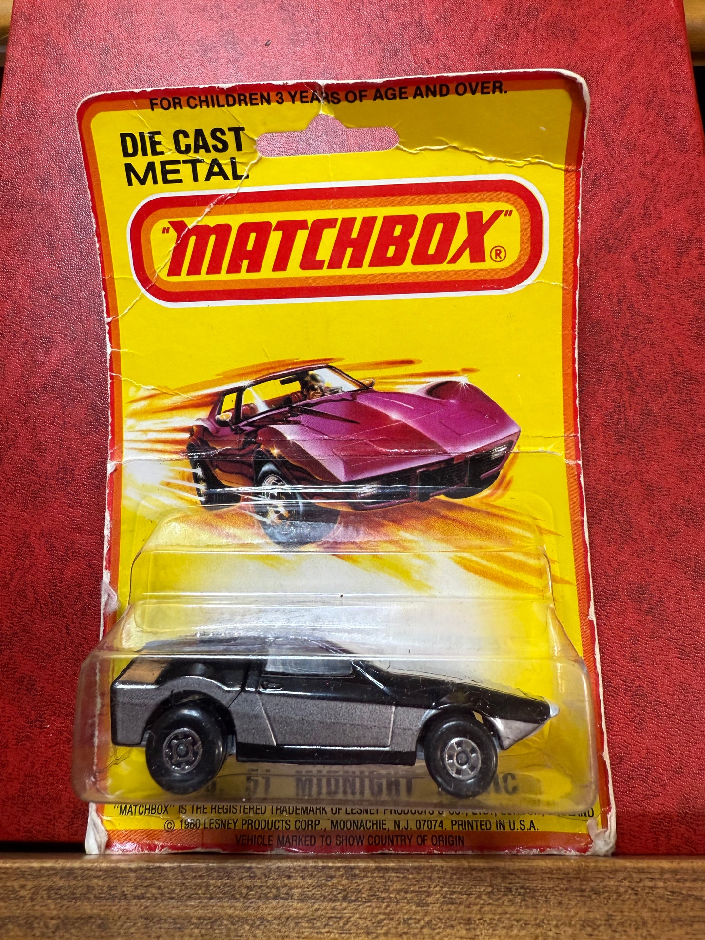 Vintage 1980 Matchbox Die Cast Metal No. 52 Midnight Magic (sealed new)