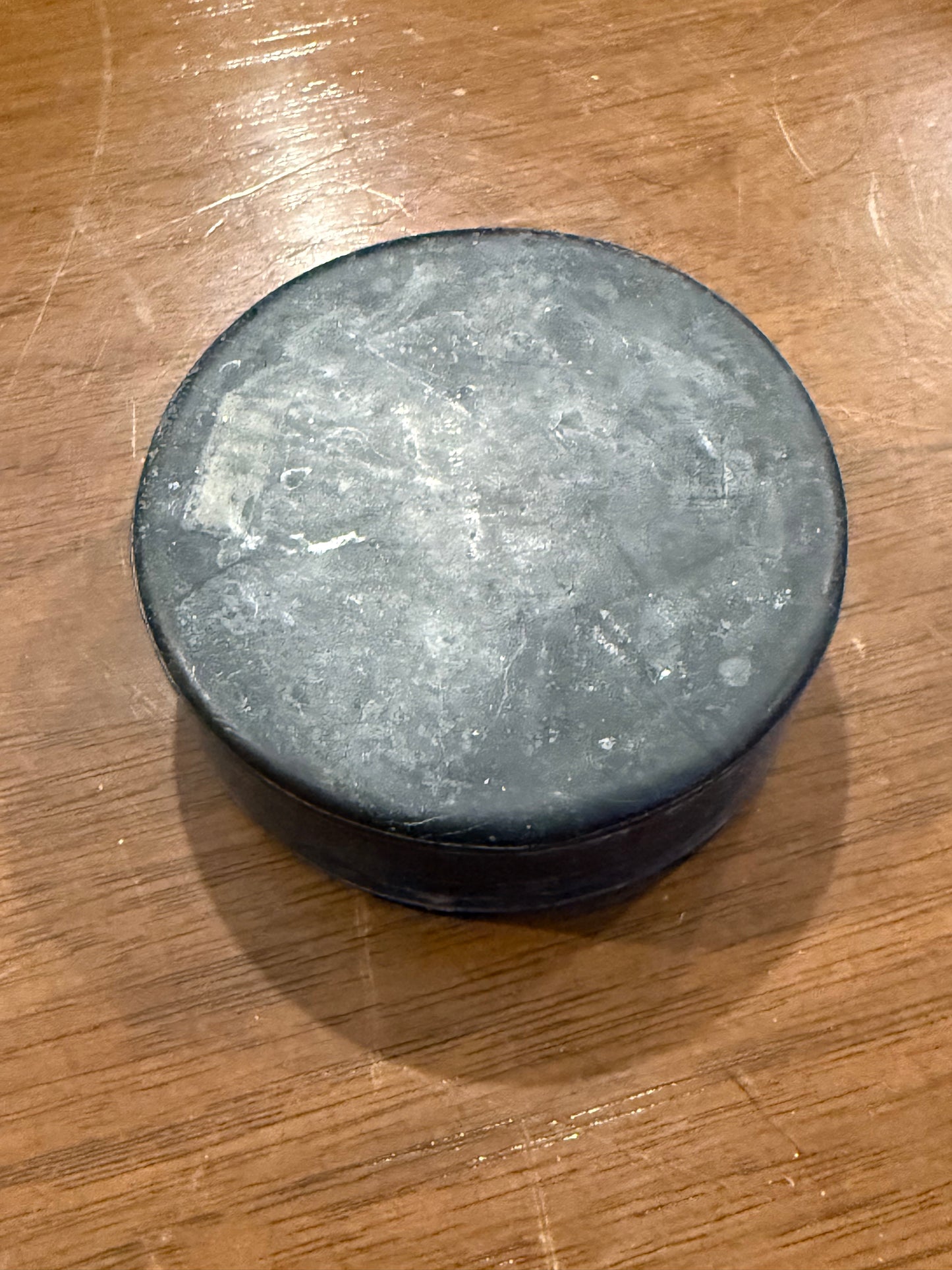Vintage New York Rangers used NHL Hockey Puck