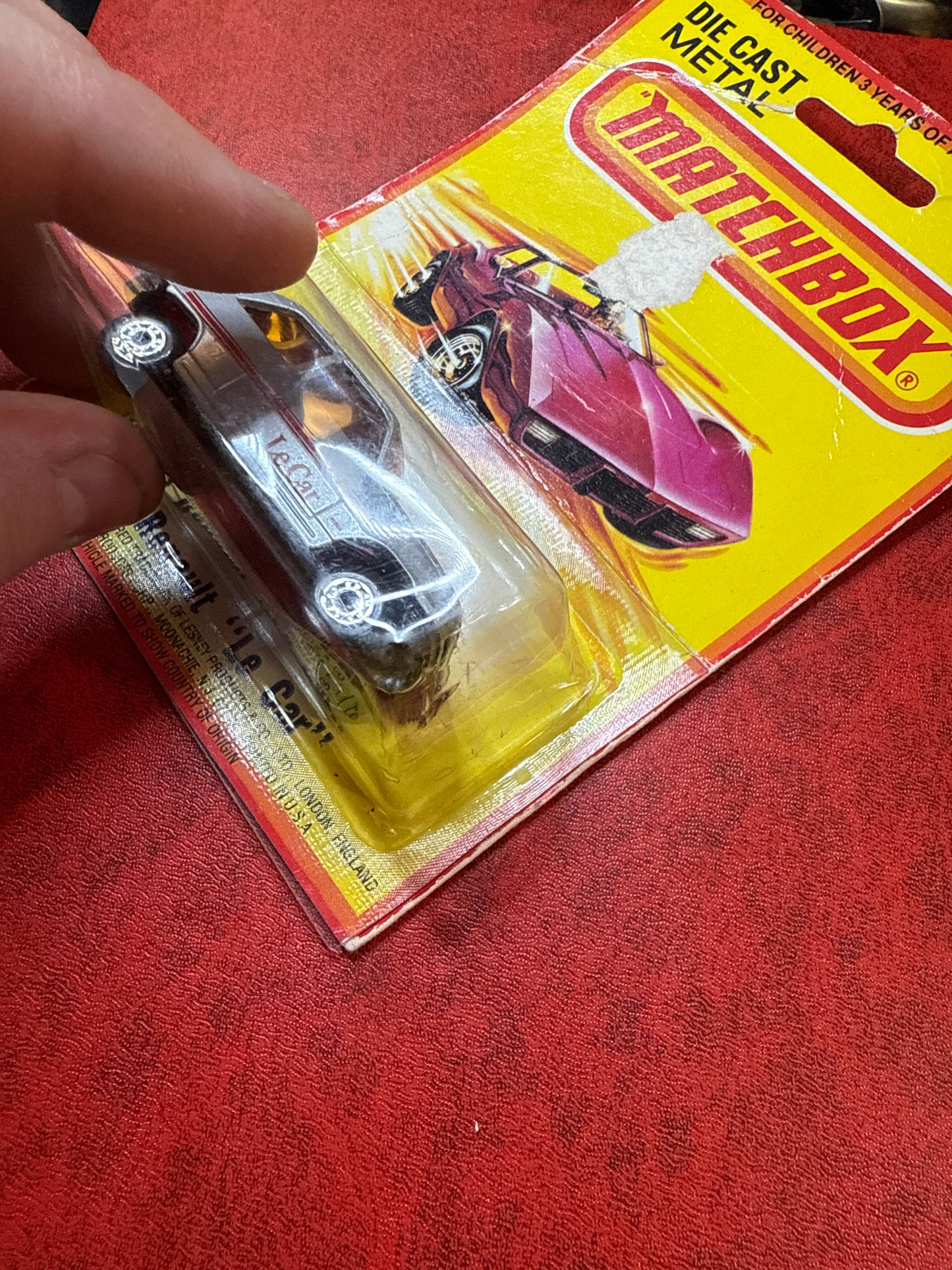 Vintage 1980 Matchbox Die Cast Metal No. 21 Renault “Le Car” (sealed new)