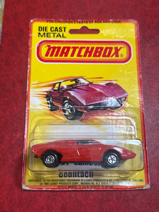 Vintage 1980 Matchbox Die Cast Metal No. 27 Lamborghini Countach (sealed new)