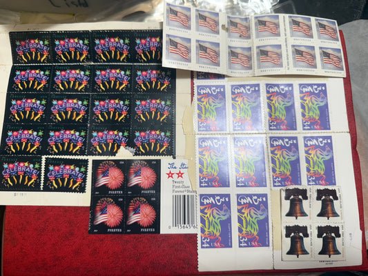 Lot of 56 USA Forever Stamps from 2008-2016