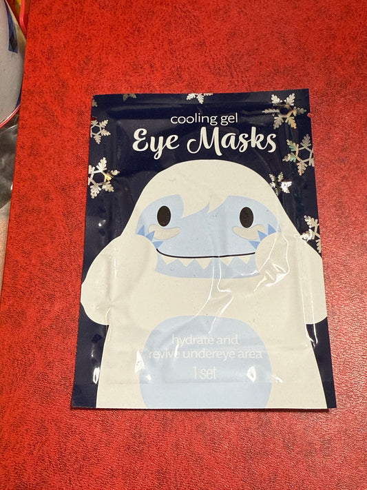 Cooling Gel Eye Masks - 1 set - Christmas themed