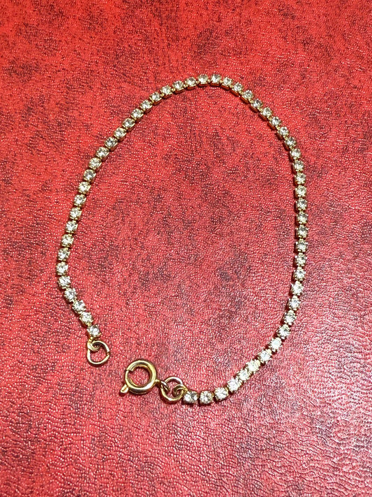 Vintage gold-tone bracelet - 7”