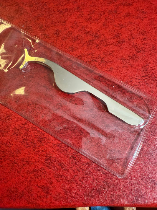 False Eyelash Metal Tweezers Applicator Eye Lash Aid Forcep